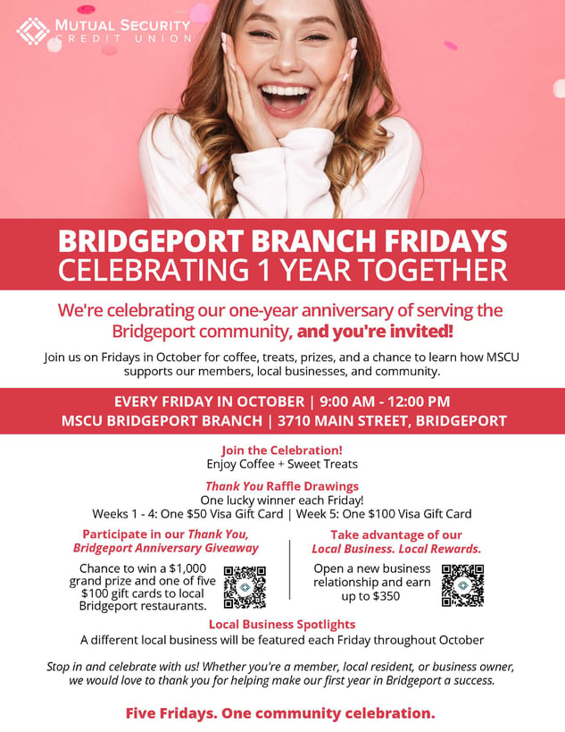 Bridgeport 1 Year Anniv_invite