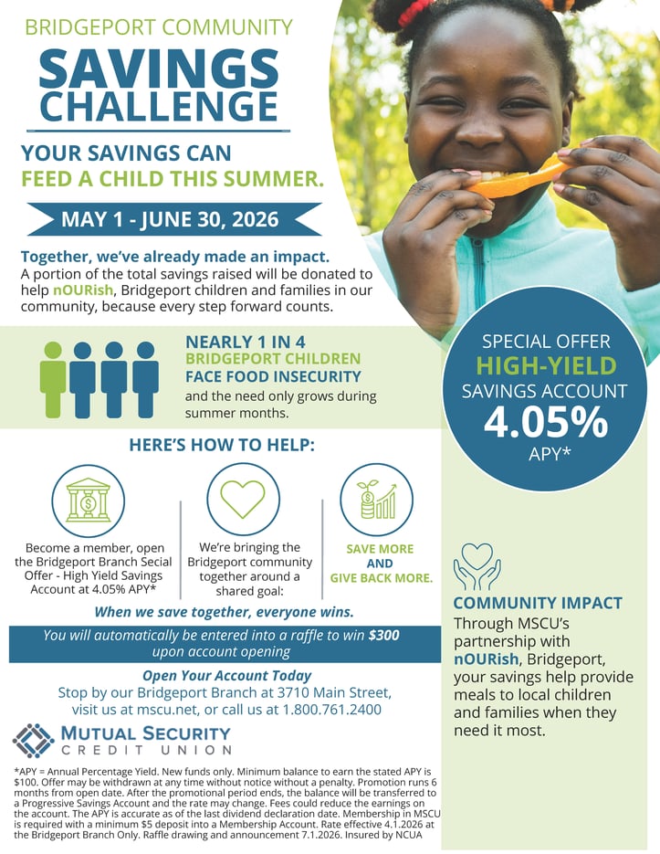 Bridgeport Savings Challenge 5.1.2026