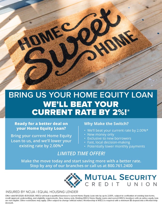 Home Equity Loan Beat Rate 8.2026