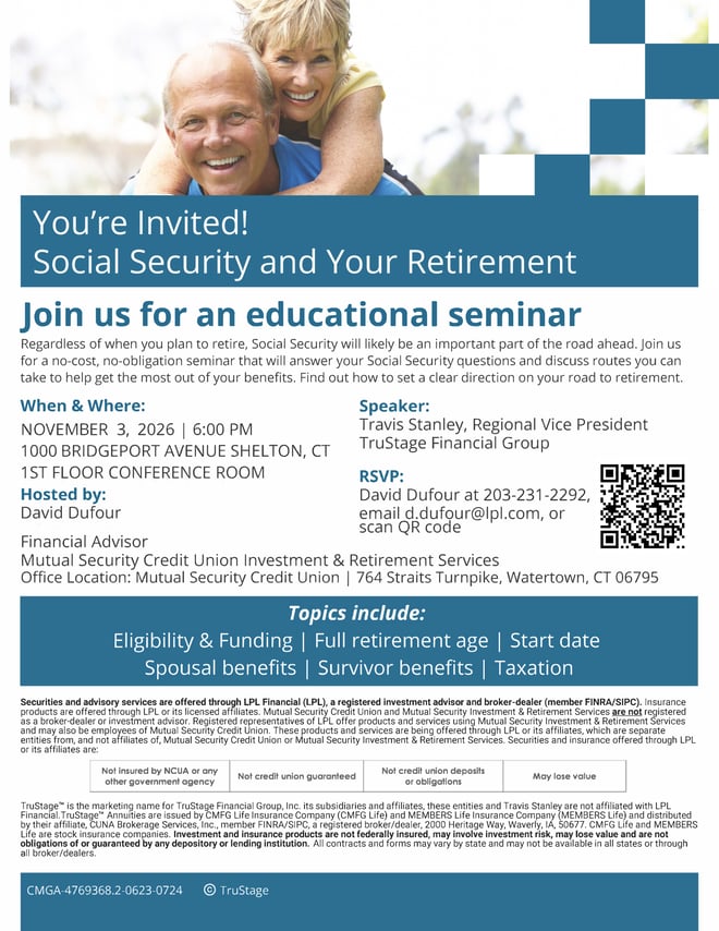 social security Seminar Invite